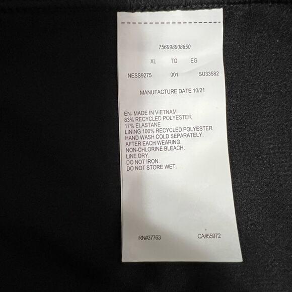 Nike Black Essential Full Bikini Bottom Size Extra Large XL - Picture 11 of 12